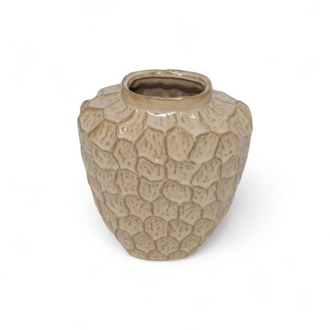 VASO TONDO BARON BENKE CREMA H.29